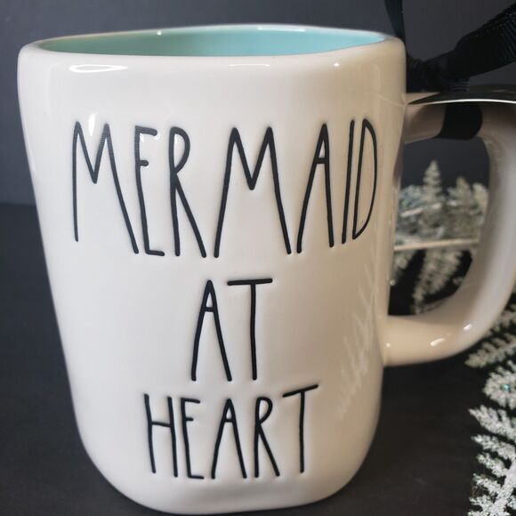 NEW Rae Dunn Disney Princess The Little Mermaid with Flounder Mug Gift Cup - Picture 2 of 7